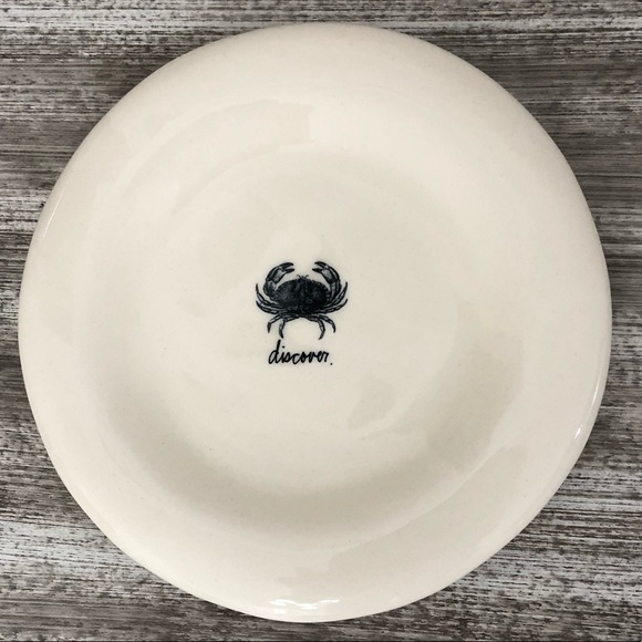 Rae Dunn Small Plates Nautical Seaside Theme - Picture 3 of 7